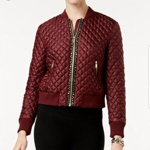 24HR SALE * MICHEAL KORS QUILTED BOMBER (L)